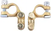 TOPPERFUN 1Pair Pure Battery Terminal Connectors Durable Battery Terminal Parts for Automotive Use Connection Terminals for Car Batteries Battery Terminal Clamps