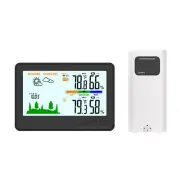 Digital LCD Wireless Weather Station Indoor/Outdoor Thermometer Humidity Trend