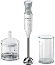 Bosch ErgoMixx MSM66120 Whisk + glass + chopper, 600W, 600 W, Plastic, 12 Speeds, Gray, White