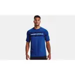 全新UA UNDER ARMOUR 男短袖T恤 (1366479-432)特價排汗材質藍迷彩