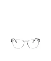 square-frame glasses 52 Light Crystal Grey