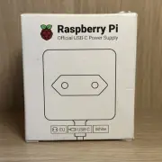 Official Raspberry Pi 4 Power Supply USB to Type-C Adapter - EU Plug (White)