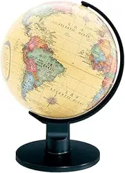 Globe Mini Classic World Globe - 6 Inch Rotating Earth for Kids and Home Decor