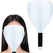 Hairdressing Hairspray Baffles - Hairspray Face Cover | Lightweight Face Baffles, Blue Hair Bang Baffle, Professional Face Visor Hair Tool | Face Visor Salon Face Cover, Transparent Goggles Hairspray