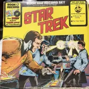 (sealed Original) Star Trek Book And Record Set
