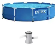 Intex 28200EH Frame Round Pool Set - 10' x 30"with Pump