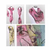 在飛比找樂天市場購物網優惠-A0555 秋冬最好搭的百搭長絲巾 圍巾，綁包包做造型都很方