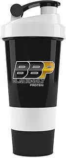 Black Belt Protein 600ml Compartmental Protein Shaker