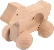 Wooden Push Car Toys for Boys and Girls Hand Push Baby Car Toys Rounded Edges