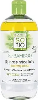 SO' BIO Biphase Micellaire Waterproof Tous Types de Peaux 500ml