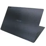 【EZ】ASUS EXPERTBOOK B5 FLIP B5302F 黑色卡夢紋機身貼 (上蓋貼、鍵盤週圍貼、底部貼)