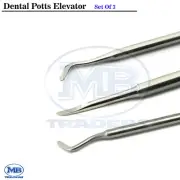 Dental Surgical Tooth Extraction Root Potts Elevator Oral Surgery Luxating Tools