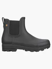 Bogs Boots Holly Chelsea Women's Casual Waterproof Boots BLACK Size US 6/EU 37