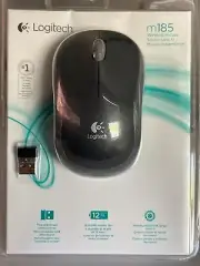 Logitech M185 Wireless Mouse - Swift Gray- New in package