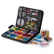 Sewing Kit Set Threads Needles Scissors Tape Measure Buttons Handcraft SewingKit