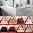 Fluffy Faux Fur Rug Warm Floor Furry Washable Carpet Super Soft Bedroom Mats