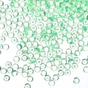 500G(1.1LB) Mini Acrylic Flat Marbles 7mm Vase Fillers Gems Decor Green