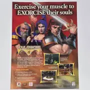 Soul Fighter Sega Dreamcast Exercise Print Ad/Poster Official Promo Art
