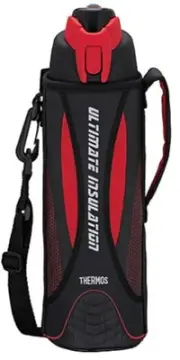 THERMOS vacuum insulation sports bottle 1.0L Black FEO-1000F BK F/S w/Tracking#