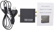 Generic 192KHz Digital to Analog Audio Converter Digital Coaxial SPDIF to Analog RCA 3.5mm Jack Digital SPDIF Optical to Analog L/R Converter Optical to 3.5mm Jack Adapter