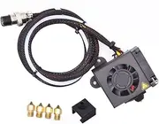 Creativity CR10 Hotend Assembled MK8 Extruder Kit Full Set (with 0.4MM Nozzles) Upgrade for 3D Printer CR-10/CR-10S/S4/S5 Replacement Parts