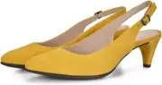 ECCO Women's Shape 45 Pointy Merigold Suede Sling Back Pump Heel Size 10-10.5