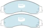 Bendix General CT Rear Brake Pad Set for Mitsubishi 380 DB 3.8L 6G75 Petrol 2005 (for: Mitsubishi)