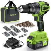 Cordless Drill, Power Brushless Drill Set 45 Pieces