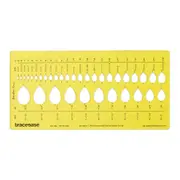 Designer Pear Diamond Gemstone Guide Jewellery Templates Drafting Tools Jewellery Designing Stencils
