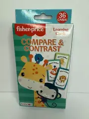 Fisher Price Bendon Compare & Contrast Learning Cards 36 Cards Brand New