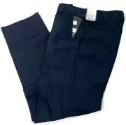MENS 34x36 BLAUER 8835 TACTICAL OPERATIONAL SIDE POCKET PANTS DARK NAVY UNHEMMED