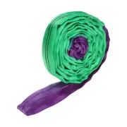 1 Pcs Lifting Slings Straps Polyester 16ft Flexible Eye Slings(2204lbs) Purple