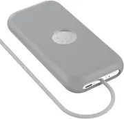 [FANGXIN] Compatible With Apple Vision Pro Battery Case - Silicone Protective Cover, Anti-Scratch, Fall-Proof, Soft Case for VR Accessories (Grey)