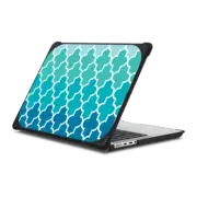 MacBook Pro 14-inch (M1 - M4) Bounce Case Aqua Ombre Quatrefoil