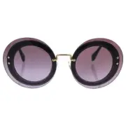 Miu Miu MU 10R U6B-5F1 - Black-Grey Violet by Miu Miu for Women - 64-17-140 m...