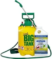 Liquid Fence Rabbit Repellent Combo Concentrate with Little Big Tank 5-Liter Garden Sprayer, 40-Ounce