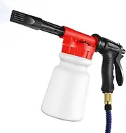 Foam Cannon for Hose | Pressure Cleaning Sprayer,1L Hand Pressurized Soap Foam Cannon Car Cleaning Connects to Power Washers and Garden Hoses for Vehicle