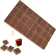 Fire Starter Sticks | Fast Lighting Wax Cubes 24 Squares | Fire Starter Squares for Fireplaces, Grill Pits, Campfires, BBQ & Smokers