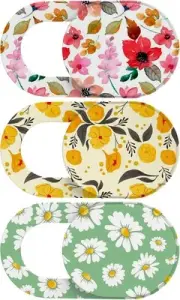 Laptop Camera Cover Slide Cute, Ultra Thin Webcam for iPhone 3*Flowes