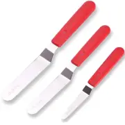 Cake Offset Spatula set of 4 6 8 inch Angled Icing Spatula Cake Decorating Fr...