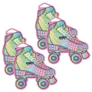 4x 60pcs BYS Mini Me Kids Stick On Jewel/Jewellery Sticker Earrings Roller Retro