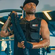 MiR Short Weighted Vest With Zipper Option 20lbs - 60lbs Solid Iron Weights. Workout Vest for Men and Women.
