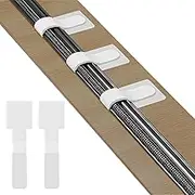 50PCS Self-Adhesive Cable Ties for Fastening and Organizing Data Cables - Cable Management Ties for Headphones, Mobile Phones, and Electronic Devices - Under Table Organizer