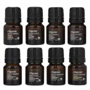 2 X Cliganic, The Iconics, Essential Oil Aromatherapy Set, 8 Piece Set, 0.17 fl