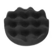 Buffing Sponge Pads 4" Polishing Wheel Waffle Finishing Grip Pad, Black
