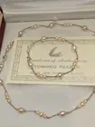 Yoshiko Pearl Necklace Bracelet SET Sterling Silver Baroque pearls Natural Valen