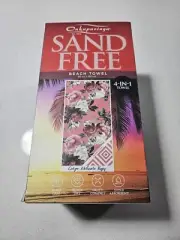 Onkaparinga 4 In 1 Sand Free Towel For Beach Camp Travel Sport 80cm X 160cm BNIB