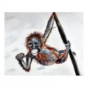 Betsy Drake Monkey Door Mat Small