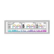 8.8 Inch USB Monitor 1920x480 PC Case Secondary Screen Desktop RGB Ambient8069