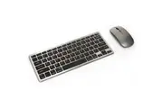 Bluetooth Wireless Keyboard and Mouse Combination, Ultra-Thin, Portable and Rechargeable, Suitable for Windows, iPad, PC